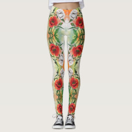 Poppies Leggings