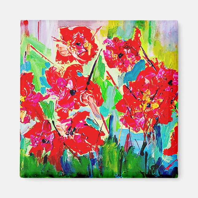 Poppies Magnet (Framsidan)