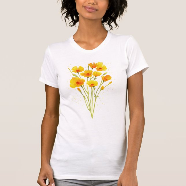 Poppies mamma t shirt (Framsida)