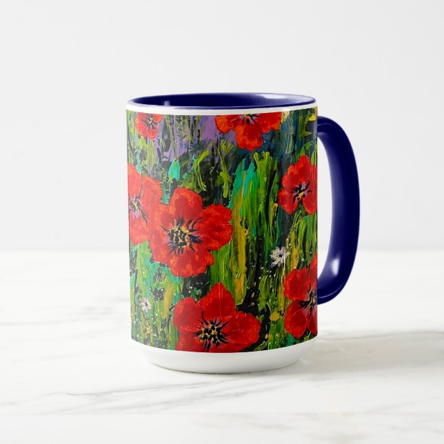 Poppies Mugg (Framsida höger)
