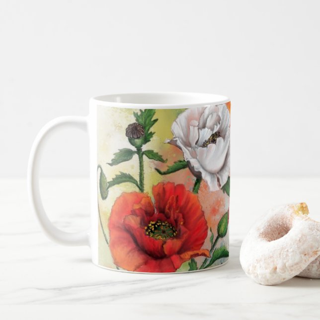 Poppies Mugg (Med munk)