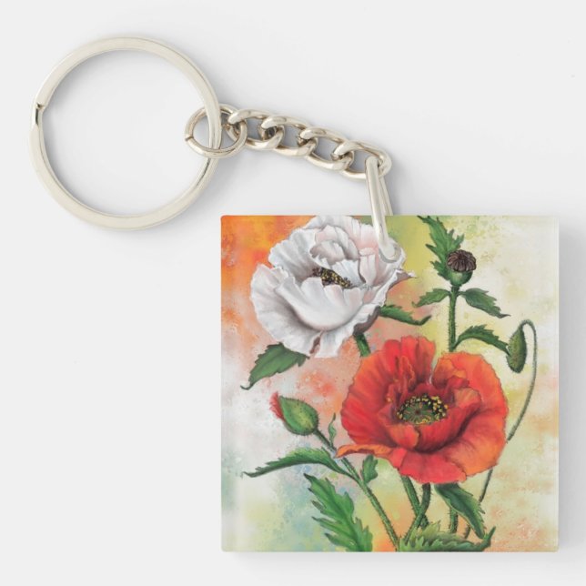 Poppies-nyckelkedja (Framsidan)