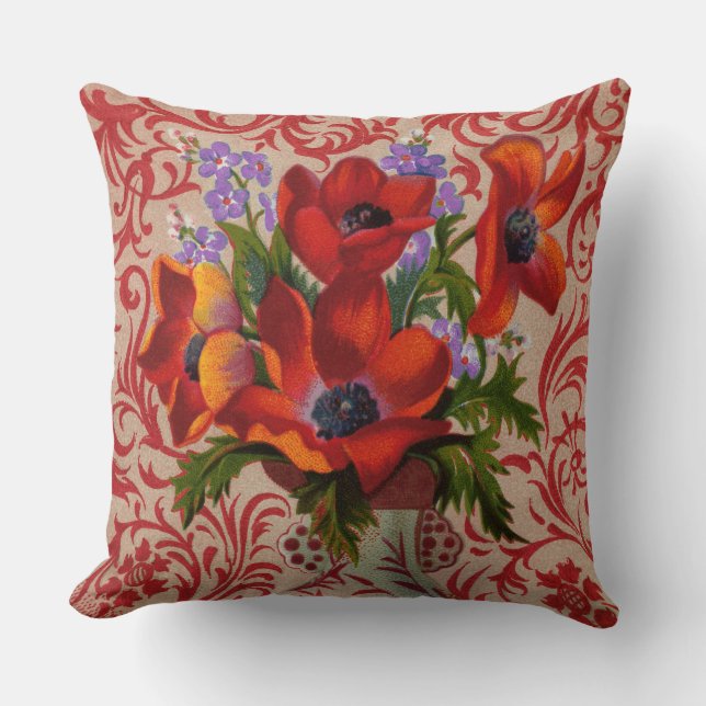 Poppies Pillow Kudde (Framsida)