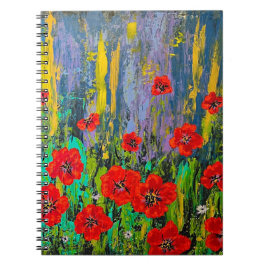 Poppies Spiral Photo Notebook Anteckningsbok