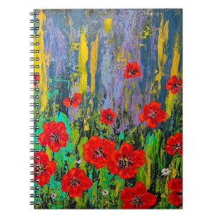 Poppies Spiral Photo Notebook Anteckningsbok