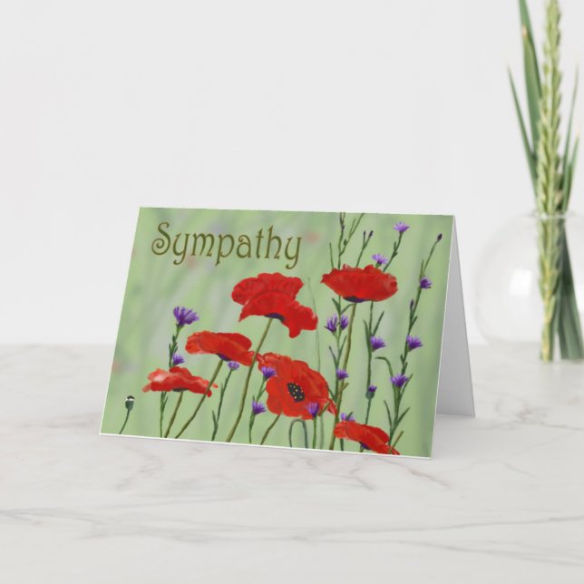 Poppies-sympati Kort (Framsida)