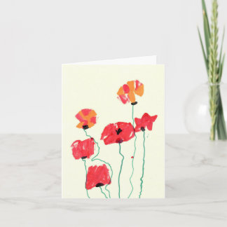 Poppies Tack Kort