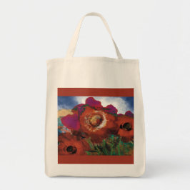 Poppies Tote Bag Tygkasse