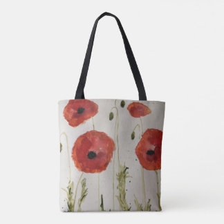 Poppies Tote Tygkasse