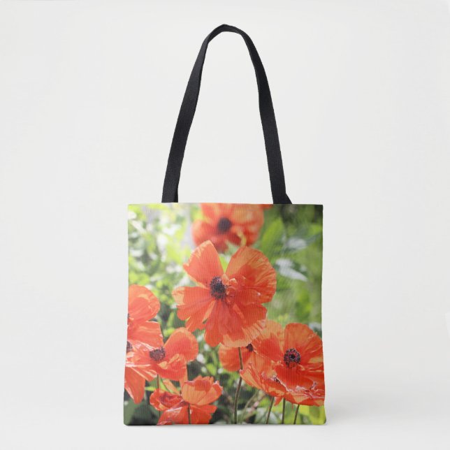 Poppies Tote Tygkasse (Framsida)