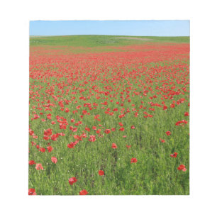 Poppies vid liv! anteckningsblock