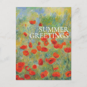 Poppies - vykort