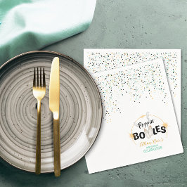 Poppin' Bottles Baby Shower  Pappersservett