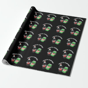 Poppin Funny Soda Pop Pun Mörk BG Presentpapper