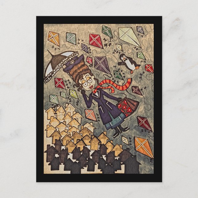 Poppin, hej då vykort (Framsida)