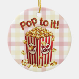 Poppin med Stil - "Pop to it!" Julgransprydnad Keramik