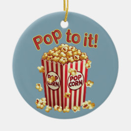 Poppin med Stil - "Pop to it!" Julgransprydnad Keramik