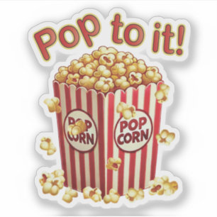Poppin med Stil - "Pop to it!" Klistermärken