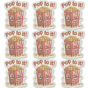 Poppin med Stil - "Pop to it!" Klistermärken
