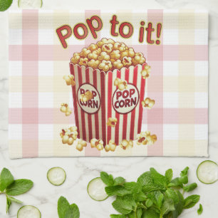 Poppin med Stil - "Pop to it!" Kökshandduk