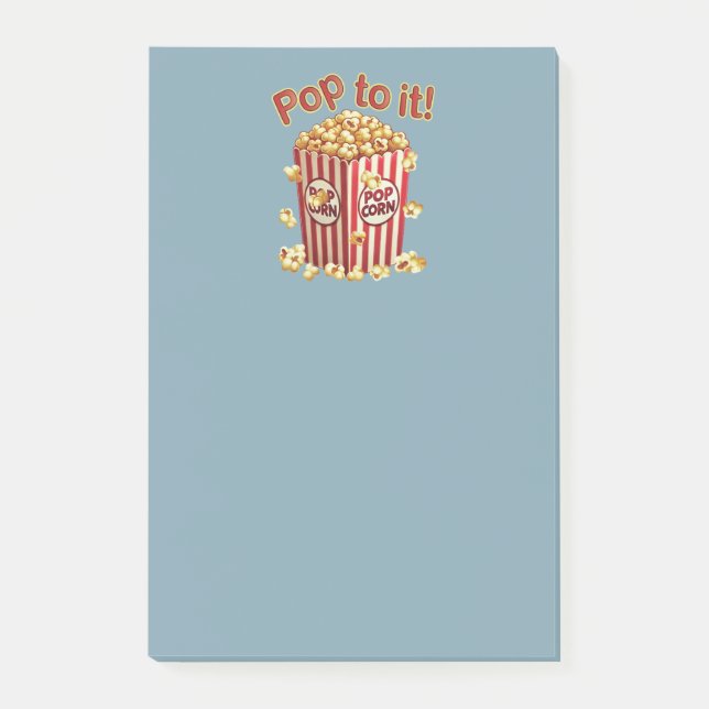 Poppin med Stil - "Pop to it!" Post-it Block (Framsida)