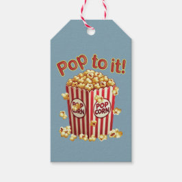 Poppin med Stil - "Pop to it!" Presentetikett