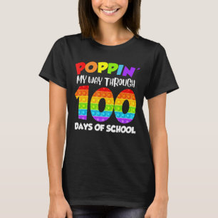 Poppin" Min väg till 100 skoldagar T Shirt