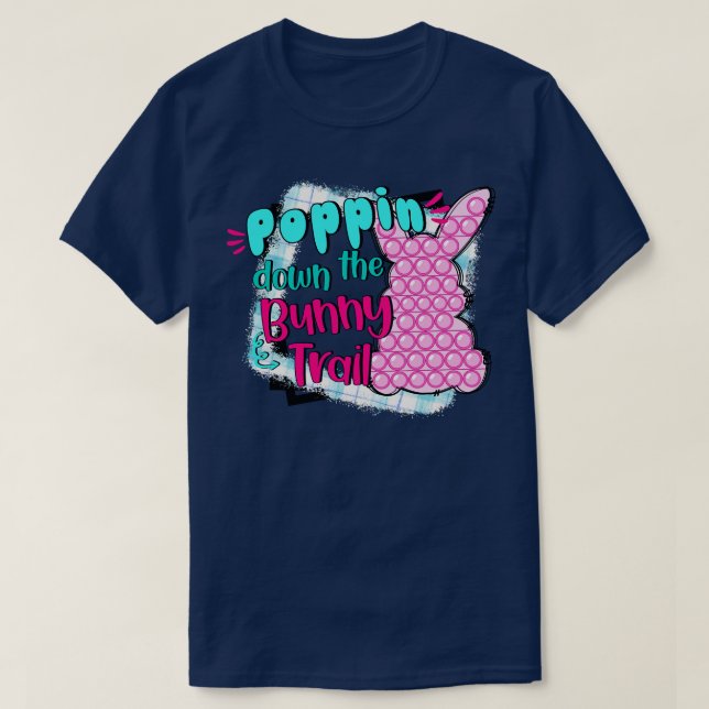 Poppin ner i bunny-banan t shirt (Design framsida)