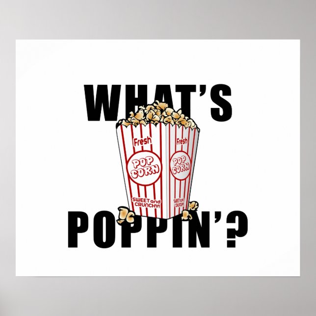 Poppin' - PopCorn Poster (Framsidan)