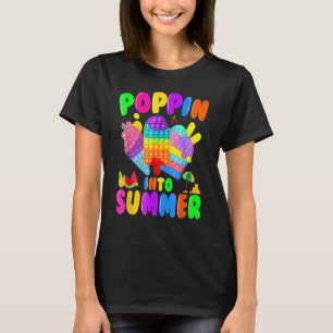 Poppin till sommargrädde förra dagen i skolundervi t shirt