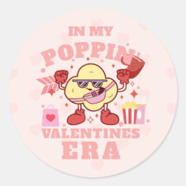 Poppin Valentine Era Sticker Runt Klistermärke