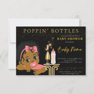 POPPIN'FLASKOR BABYSHOWER INVITATIONS INBJUDNINGAR