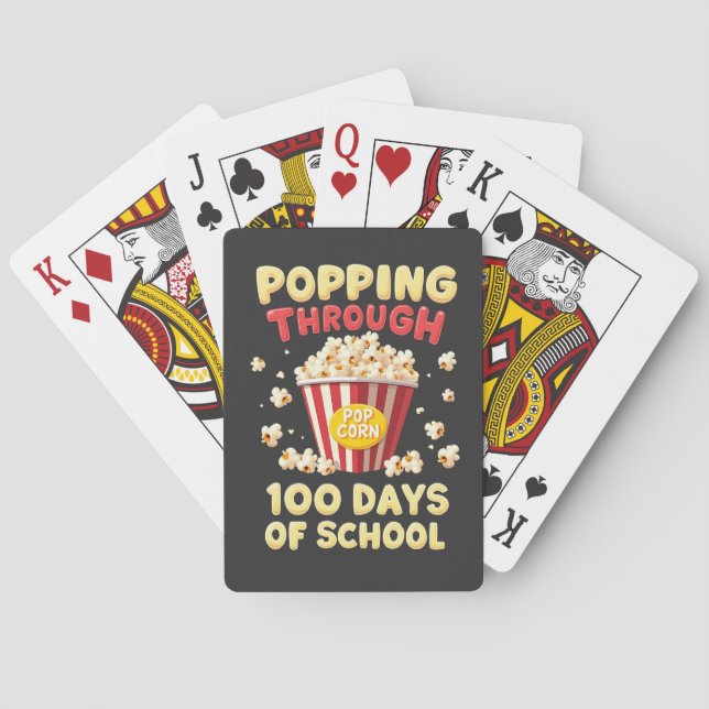 Popping 100 skoldagar casinokort (Baksidan)