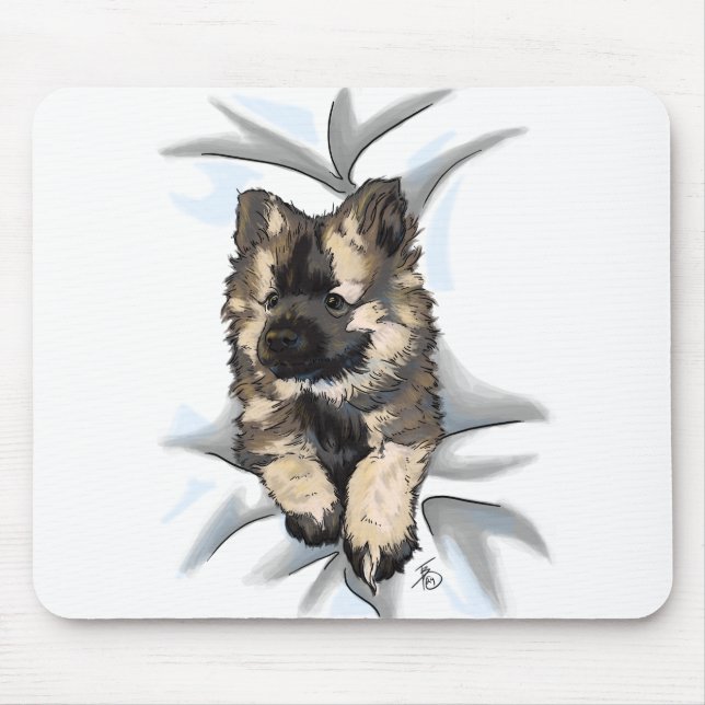 Popping Autumn Rain Mousepad Musmatta (Framsidan)