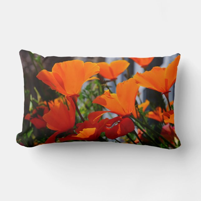 Poppin'poppies! Lumbarkudde (Framsida)