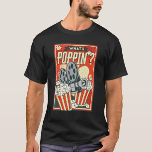 Poppin's Cinema Popcorn T Shirt