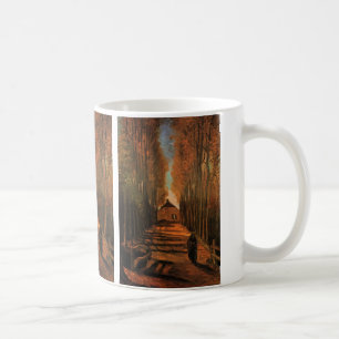 Popplarallé i höst av Vincent van Gogh Kaffemugg