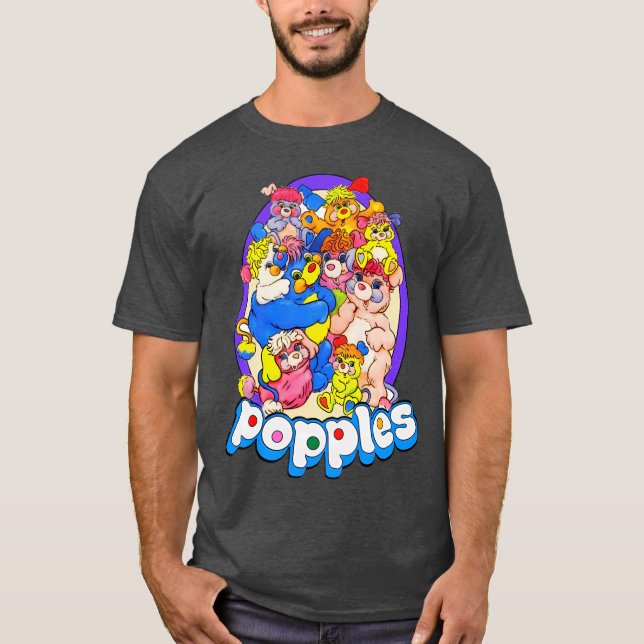Popples Vänskapsklubb retro T Shirt (Framsida)