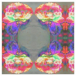 Poppningar för Gult av blommönstret abstrakt Tyg