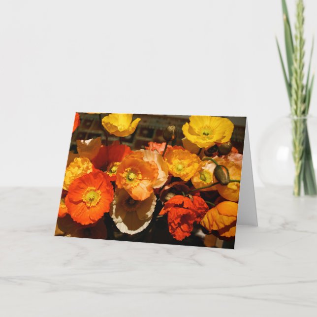 Poppningar för tomt gratulationskort tack kort (Framsida)