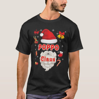 Poppo Claus Christmas Santa Merry Xmas Ugly Sweate T Shirt