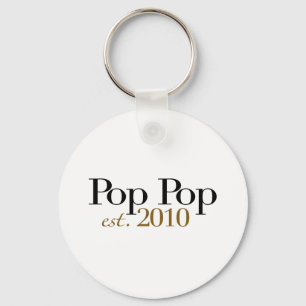 Poppop Est 2010 Nyckelring