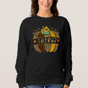 PopPop Pumpa Leopard Solros Höst Tackgivelse T Shirt