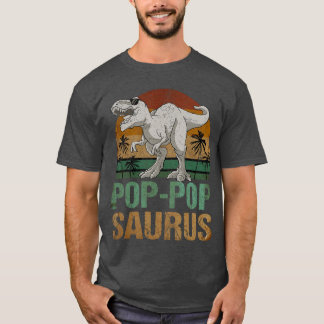 Poppopsaurus Re Dinosaur Pop Pop Saurus Pappors Da T Shirt