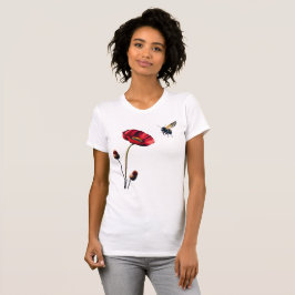 Poppy and Bee Bella+Canvas T Shirt
