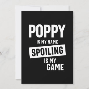 Poppy är min Namn-spets? Tack Kort