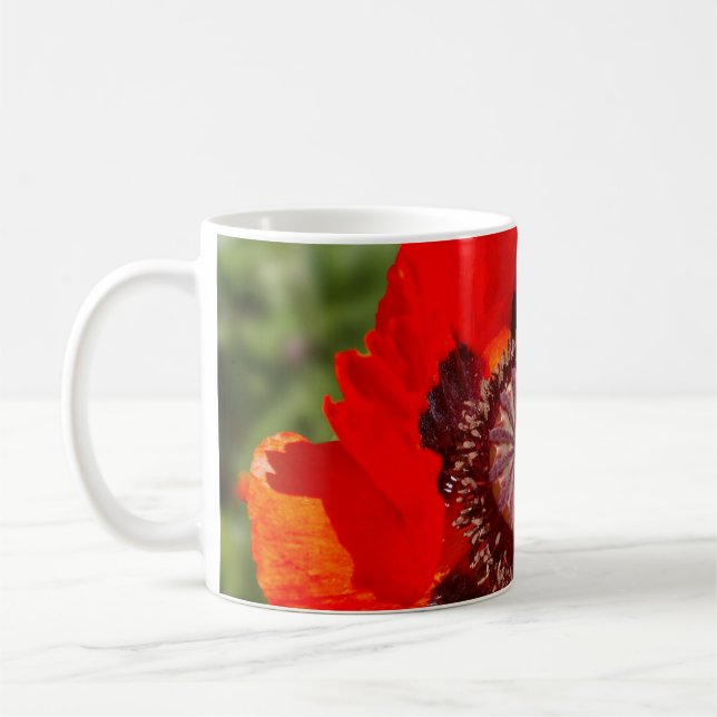 Poppy Blommar Kaffemugg (Vänster)