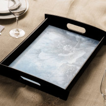 Poppy Blommigt | Gorgisk blå Dusty Hued Flower