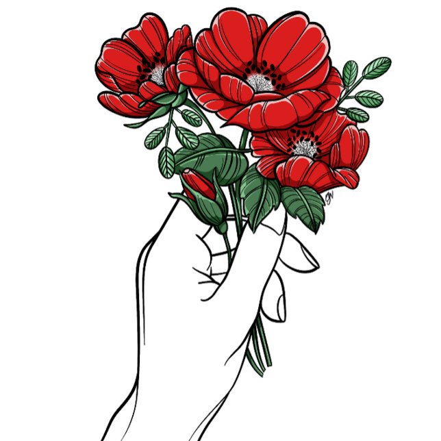 Poppy Bouquet Poster (Skapare uppladdad)