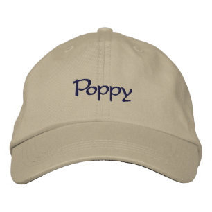 Poppy Broderad Keps